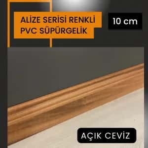 Alize Renkli Pvc Süpürgelik Açık Çeviz