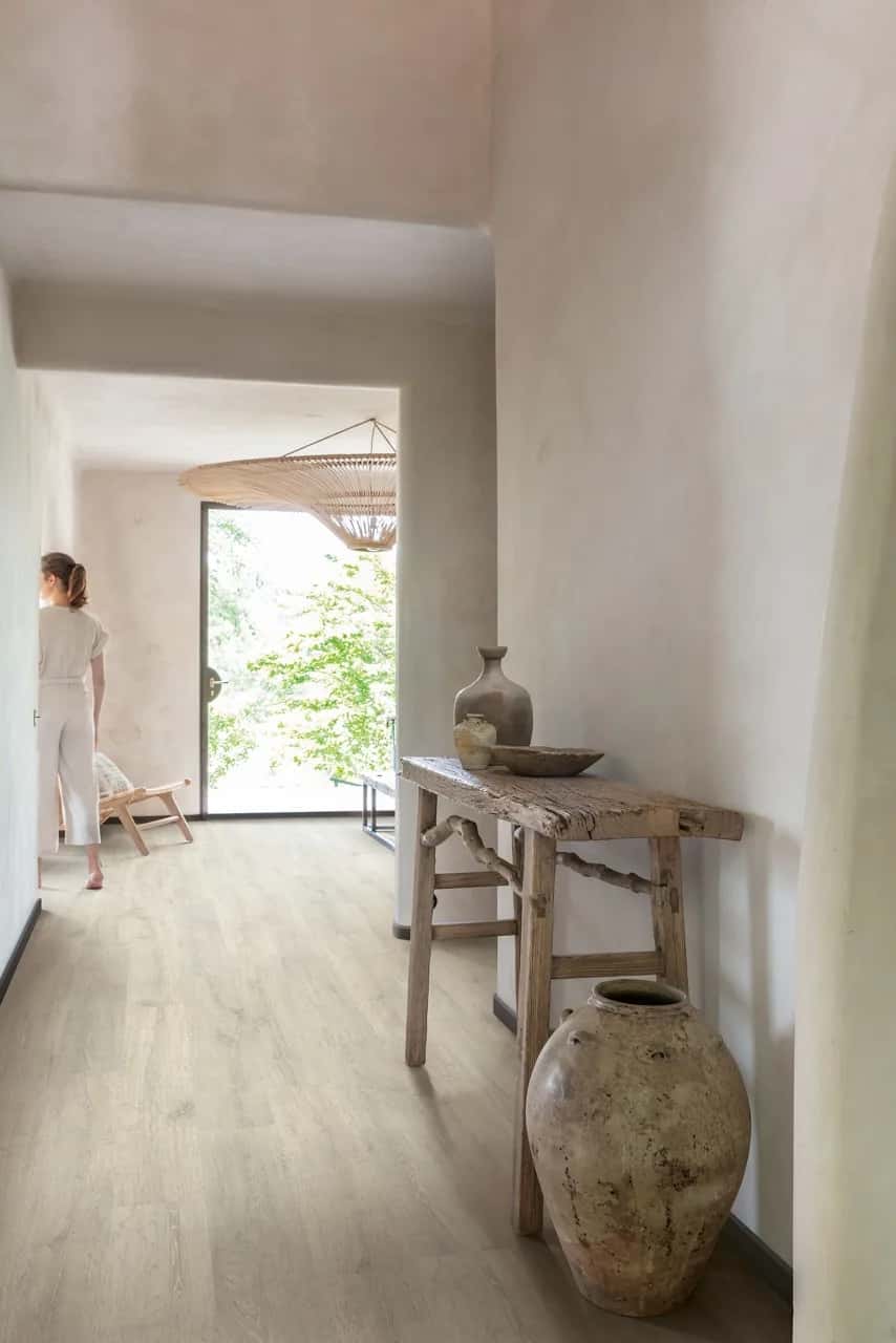 Reclaimed white patina oak Laminate Classic