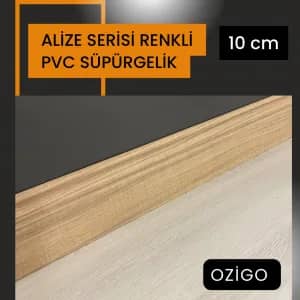Alize Renkli Pvc Süpürgelik Ozigo uygulama görünümü