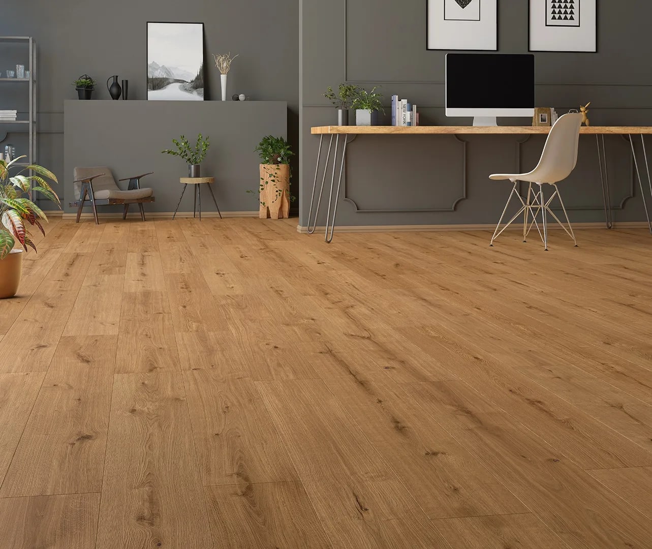 Classen Nuva Pure Oak Mid Brown laminat parke