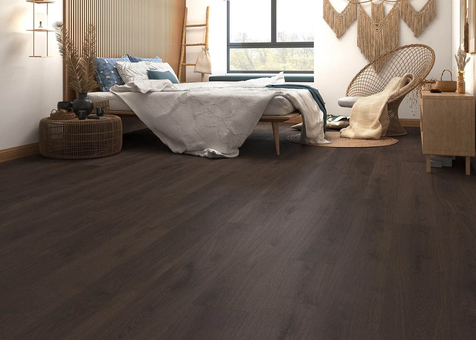 Classen Nuva Cotton Oak Dark Brown laminat parke