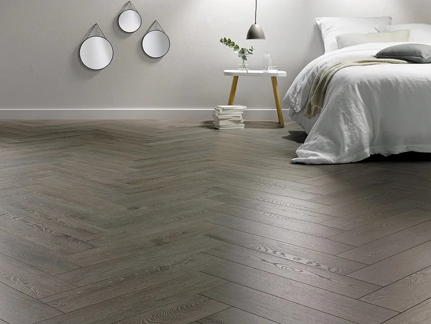 Design Floor Herringbone 12 mm Aronia laminat parke