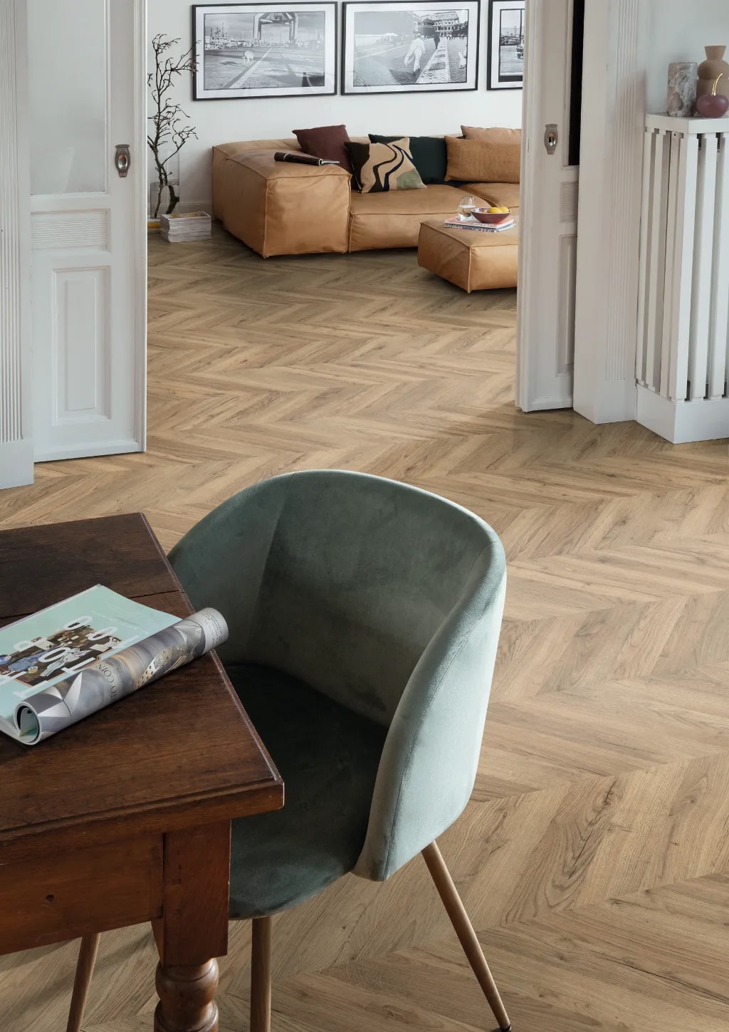 Egger Nature Sense 8mm Rillington Koyu Meşe laminat parke