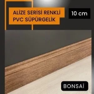PVC Süpürgelik PVC Süpürgelik Alize Renkli Pvc Süpürgelik Bonsai - İstanbul parke satış, montaj ve işçilik görseli