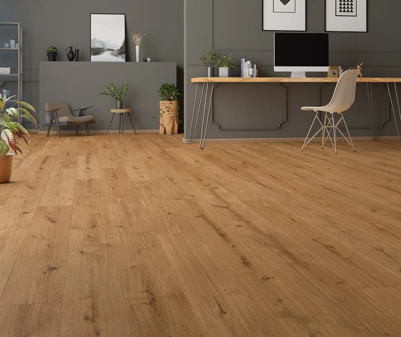 Pure Oak Mid Brown