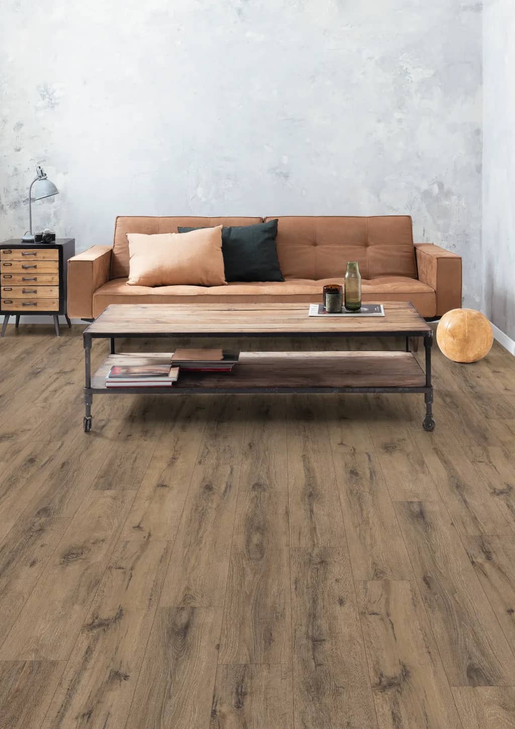Parquet koyu Meşe uygulama görünümü