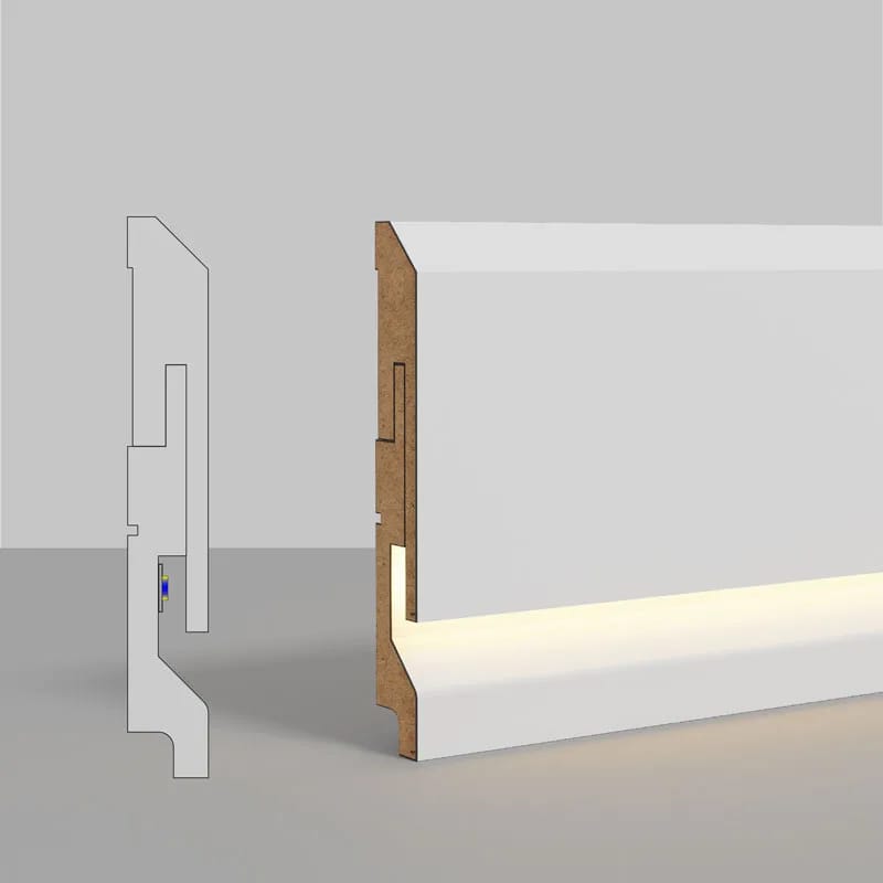 Beyaz (Lumina) Süpürgelik LUMINA_BEYAZ