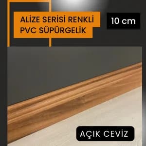 Alize Renkli Pvc Süpürgelik Açık Çeviz