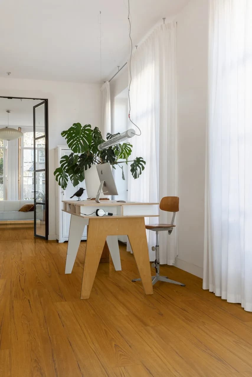 Medium brown teak Laminate Classic