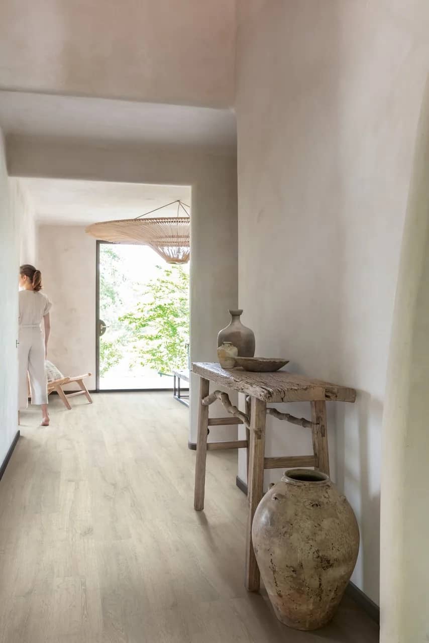 Reclaimed white patina oak Laminate Classic uygulama görünümü