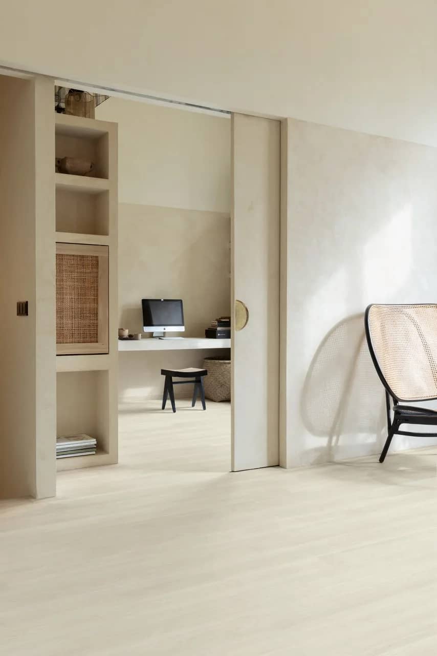 Estate oak light grey Laminate Eligna uygulama görünümü
