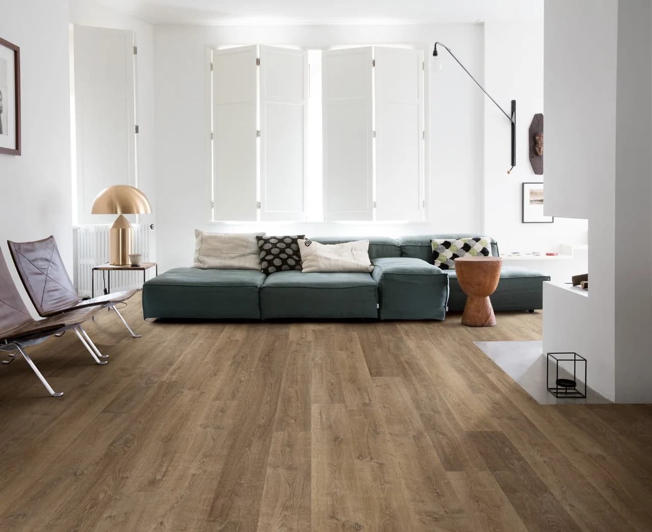 Riva oak brown Laminate Eligna