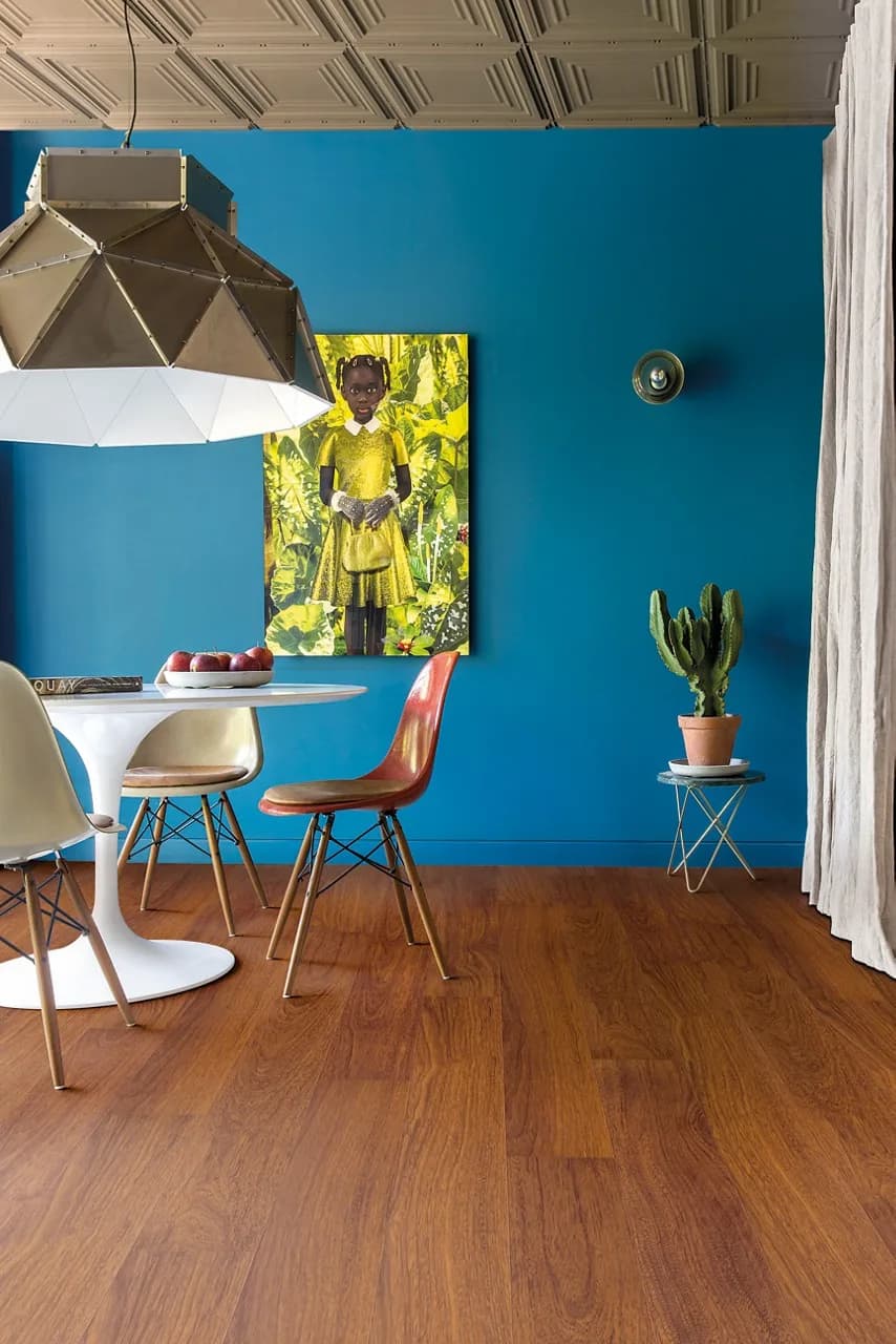 Natural varnished merbau Laminate Largo
