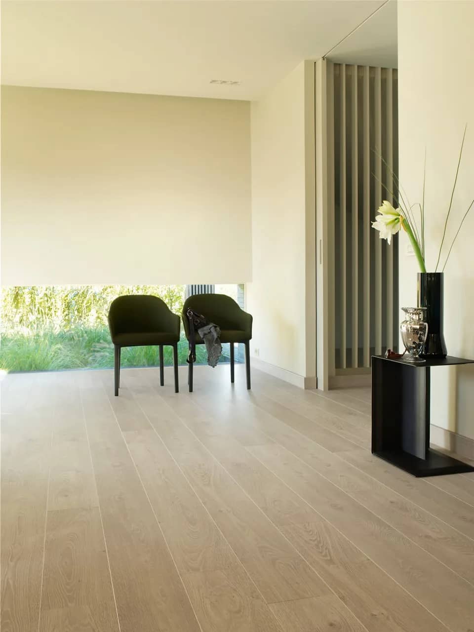 White vintage oak Laminate Largo uygulama görünümü