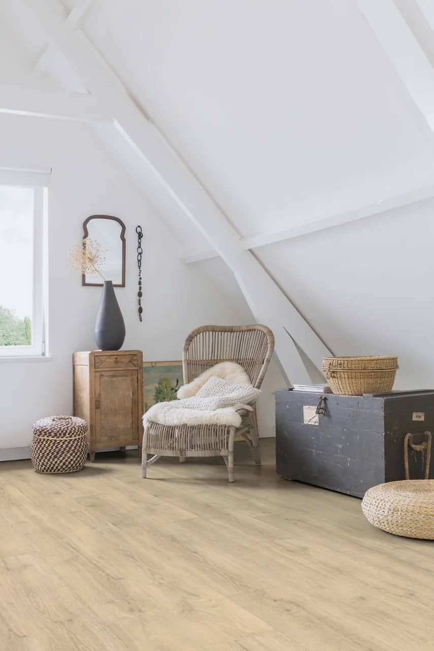 Woodland oak beige Laminate Majestic uygulama görünümü