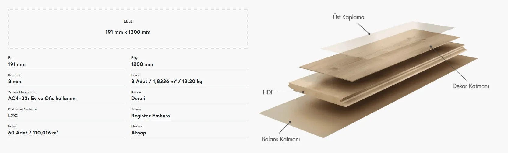 EFFECT teknik özellikler