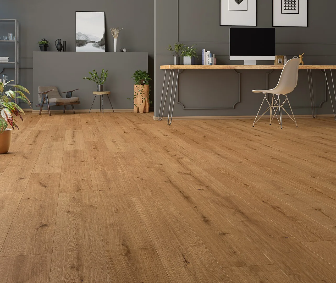 Pure Oak Mid Brown