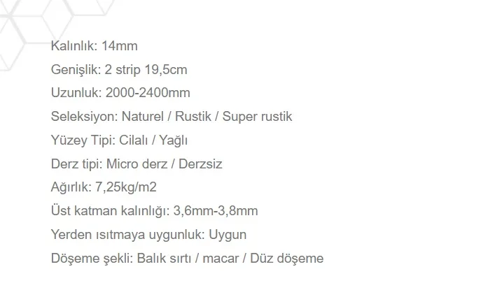 2 Strip teknik özellikler