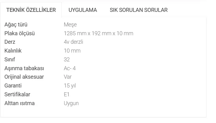 Krono Vintage Exclusive teknik özellikler