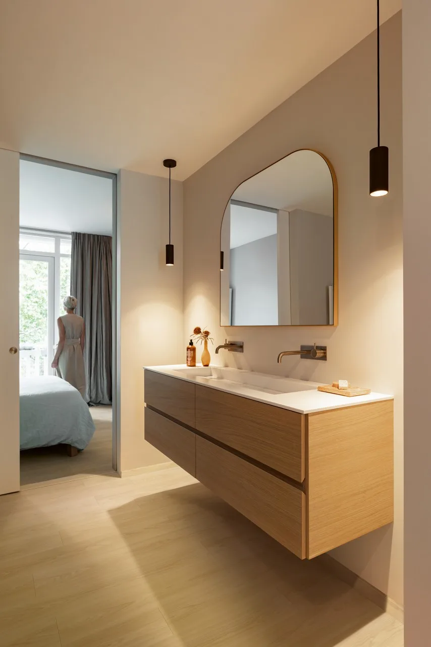 Biscuit brown oak Laminate Classic